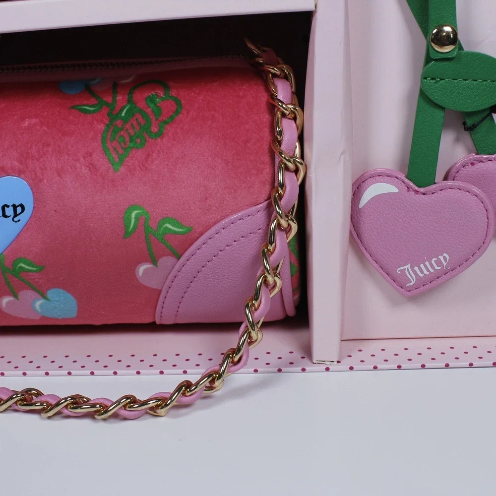 Juicy Couture Heritage Cherry Barrel Bag Gift Set - Brand New in‎ Box!